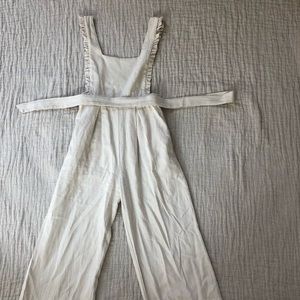 Overall wide-leg jumpsuit